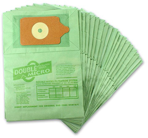 SPARES2GO Paper Dust Bags For Numatic Nuvac NNV200 VNR200-2 VNP180 Vacuum Cleaner (Pack of 20)
