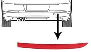 VAN WEZEL Rückstrahler 5745940 Stoßfänger, Kompatibel mit: VW TIGUAN