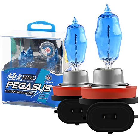 H11 100 W superhelle Xenon-weiße 6000 K Halogenlampen-Glühbirne, 12 V Auto-Scheinwerfer-Nebelscheinwerfer-lampen, 2 Stück