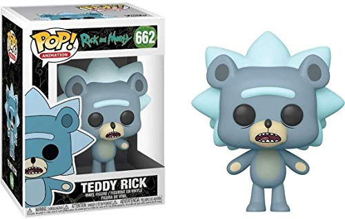 Funko Pop! Animation: Rick Sanchez & Morty - Teddy Rick Sanchez - 1/6 Quote Für Seltene Chase-VarianteASE - (Styles May Vary) - Rick and Morty - Vinyl-Sammelfigur - Geschenkidee - TV Fans