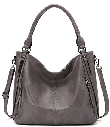 FANDARE Große Handtasche, Damen, Schultertaschen, PU-Leder, wasserdicht, für Einkäufe, Party, Schule, Reisen, Messenger Bags