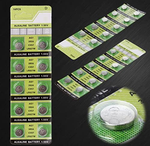 AG7 X 10 T&E LR927 LR57 395 399 SR927W SR57 ALKALINE Calculator Watch BATTERY