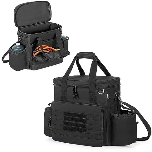 samdew Tragbare Propan Heiztasche Kompatibel mit Mr. Heater MH9BX, Trage Tasche für die Heizung mit wasserabweisendem Boden, Taktische Heiztasche mit Mehreren Taschen für Heizungs Zubehör, Nur Tasche