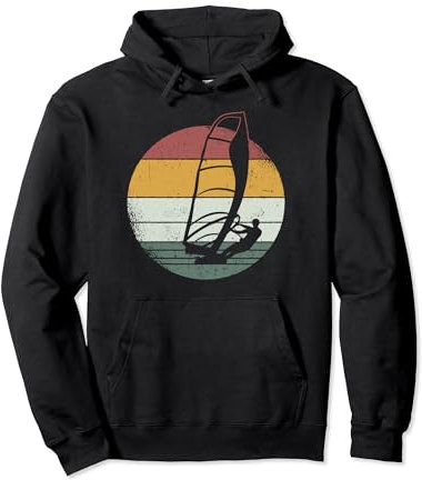 Vintage Windsurfer Retro Windsurfen Pullover Hoodie