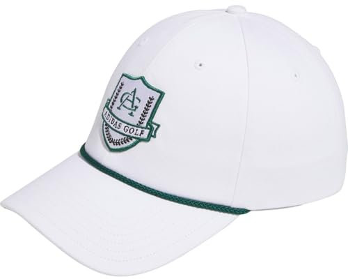 adidas Vintage 6 Panel Gorra de Golf para Hombre (FR/ES, Letras, Talla única, Blanco)