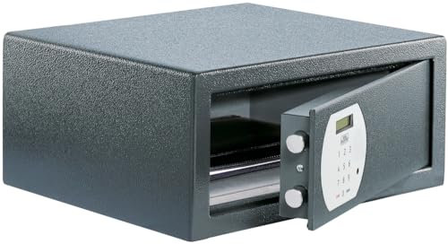 BURG-WÄCHTER Möbeltresor für Hotel mit elektronischem Zahlenschloss, Zur Wand- und Bodenbefestigung, 27,4 l, 14 kg, Pure-Safe PS 130 E LAP KA 4, anthrazit