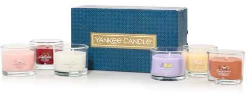 Yankee Candle Duftkerzen-Geschenkset | Gefüllte Votivduftkerzen | Sojawachsmischung | 6 Stück | Perfekte Geschenke für Frauen