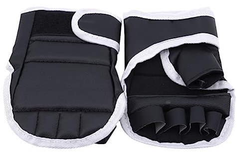 BELLIFFY Halbfinger Boxhandschuhe Für Männer Sparring Kickboxhandschuhe Mit Atmungsaktivem Pu Verstellbarem Handgelenkband Stoßdämpfend Und Strapazierfähig Für Training Und Wettkampf
