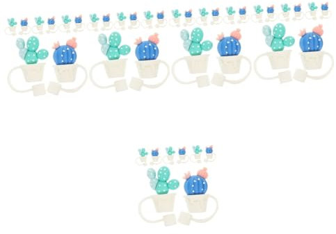 PRETYZOOM 5 Juegos Adorno De Cubiertas De Sombrero De Infantil De Tapas De En Forma De Cactus Lindo Tapón De Frasco Tapa De Tapas De 8 Uds * 5