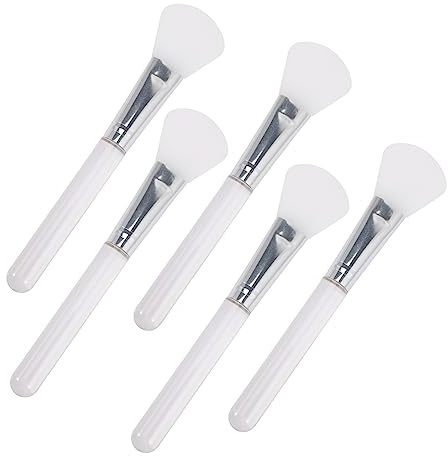 DINHEAROM 5pièces Pinceau Applicateur De Masque Facial Silicone Outil De Soin Pour Masque De Boue Applicateur De Pour Visage