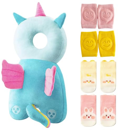 Baby Kopfschutz Kissen, Baby Kopfschutz, Safety Guard Kissen, Für Babybett, Kinderwagen,Weiches Stützkissen für Neugeborene & Säuglinge,Hochwertiges atmungsaktives Material für optimalen Komfort