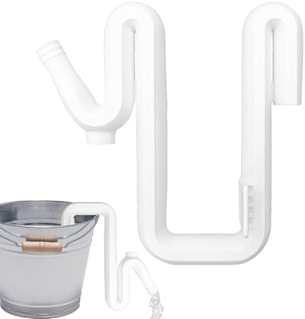 Tuyau de Débordement de Tonneau à Eau de Pluie,Prolongateur de Tuyau de Contrôle de Dévordement de Cuve - Détournement d'eau Pluviale Accessoire de Montage pour Jardinage