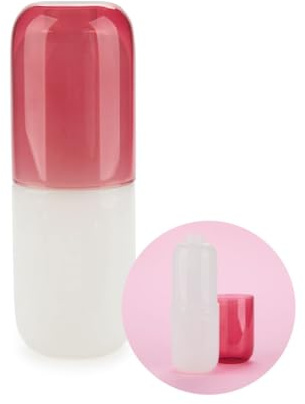 Balvi Botella & Vaso Water Pill Color Blanco/Rosa Una píldora para calmar la SED Vidrio 550ml