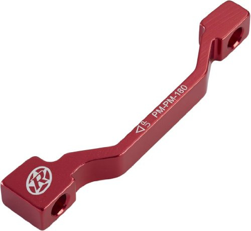 Reverse Scheibenbremsen Adapter PM-PM von 160 auf 180mm rot
