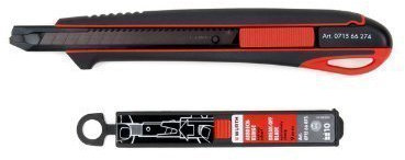 Würth 2K-Cuttermesser 9mm inkl. 10 Ersatzklingen