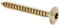 Alberts 338299 Holzschraube Maxi-Fix | in Hängebox | galvanisch gelb verzinkt | Ø6 x 50 mm | 4er Set