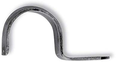 Fischer Gaffette Semplici Per Fissaggio Tubi, Condotte Elettriche E Cavi,Diametro Mm. 10, 50 Pezzi Per Confezione,501170