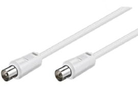OISE ART STORE Trade Shop - Cavo Coassiale per Antenna TV Maschio-Femmina 10 Mt Prolunga Maxtech At-001-10m