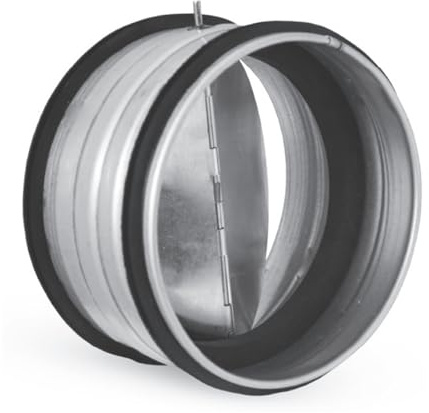 MKK Clapet anti-retour - Raccord - Clapet anti-retour - Tuyau spiralé - Diamètre : 125 mm