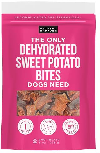 Natural Rapport Sweet Potato Bites, Single Ingredient, Grain-Free, 8 oz