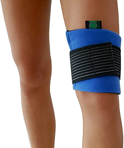 OR8 Wellness 2 x Ice Pack for Sports Injuries Knee Pain Relief Gel Pack Hot & Cold Gel Ice & Heat Compression Pack Reusable Heat Pads with Wrap and Pouch Included Blue