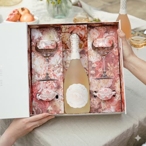 Pale FoxProsecco Superiore DOCG | Coupe Prosecco Glasses Gift Set | 75cl