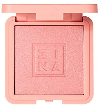 3INA MAKEUP - The Blush 348 - rosa chiaro - Fard in Polvere Mineralizzato - Tonalità Vivaci - Lunga Tenuta - Risultato Naturale - Effetto Luminoso - Vegan - Cruelty Free