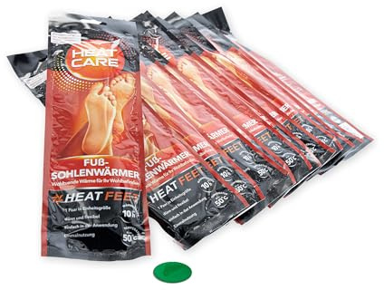 AKTIVHANDEL Set mit 24 Paar Heat FEET Wärmesohlen für Schuhe, Heizsohlen, Fußwärmer ohne Strom, wärmende Sohlen, warme Einlegesohlen, perfekt für Winter inkl. Einkaufswagenchip