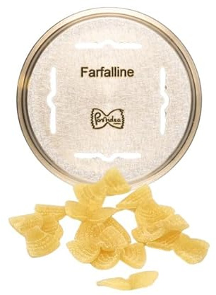 Pastidea - Matrize Zubehör Farfalline gestreift kompatibel mit Kenwood Pasta Fresca oder mit Adapter im Pastamaker Avance und anderen Nudelmaschinen