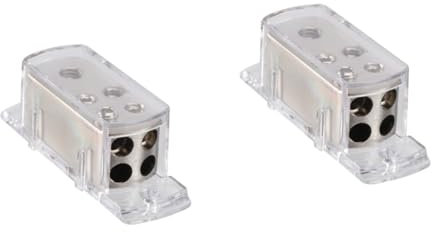 UPKOCH Auto Audio Verteiler 2st Stoßverbinder Auto Stromverteilerblock Auto Verteilerblock Auto Zubehör Car-Audio-zubehör Umrüsten Splitter Car HiFi Stromverteiler