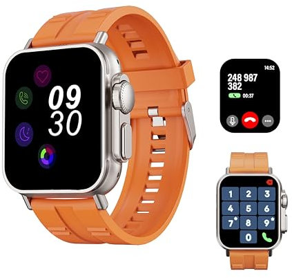 Genérico Reloj Inteligente Hombre Mujer, 2.2 Smartwatch 49mm Hombre con Alertas Whatsapp