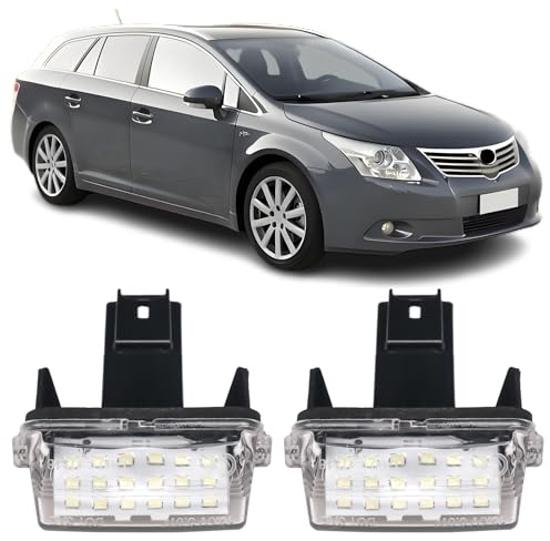 REINKO LED Kennzeichenbeleuchtung passt für Toyota Avensis Kombi T27 Auris E15 Verso R2 Vorfacelift