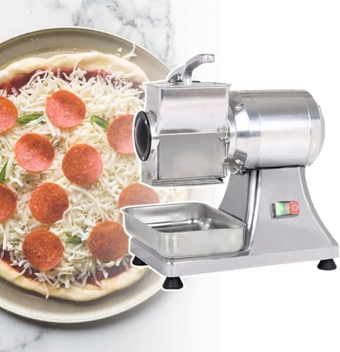 HCAUYNN Cortadora De Queso EléCtrica, Molinillo Rallador para Queso, Mantequilla, Queso, Pan, Salvado, DiseñO De Red De ProteccióN De Salida, con Manija De Cubierta Protectora,220V
