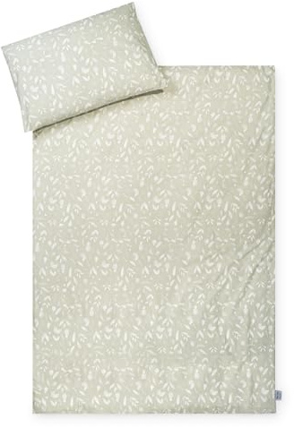 Julius Zöllner Biancheria da letto in jersey Tropic, dimensioni 100 x 135 e 40 x 60 cm, per lettino per bambini, privo di sostanze nocive