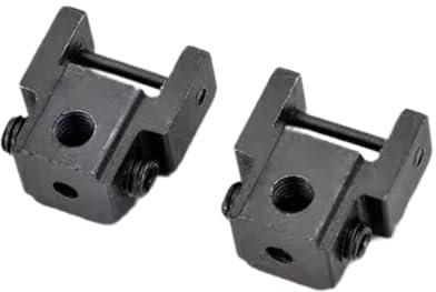 Lot de 2 supports de scie à chantourner - Adaptateur sans broche - Pièces de réparation en métal