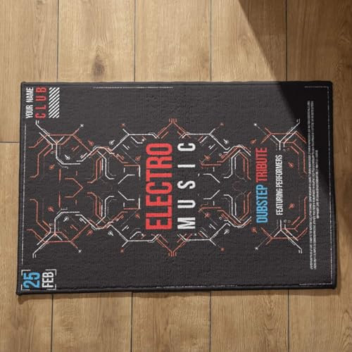EHOMERY Zerbino Ingresso Interno Morbido Tappetino Doccia Quadrato Freddo Zerbino Pulisci Scarpe da Esterno Tappeto per La Vasca da Bagno 45x75cm