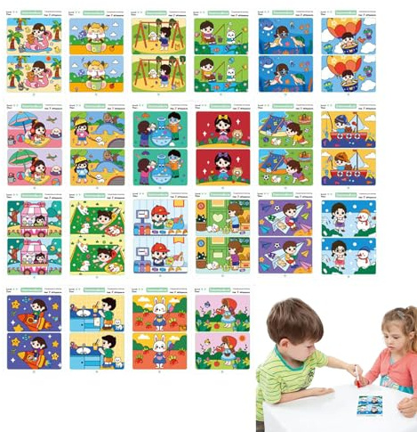 Ruwshuuk Gedächtnisspiel für Kleinkinder, Karten zum Konzentrationstraining, Beobachtungsaktivität und Betreuung von Kindern zur Förderung des frühen Lernens
