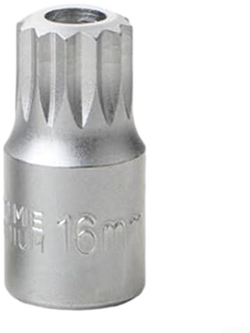 Feeshoppher Llave de tornillo de caja de cambios multiespecificación, llave de tubo de drenaje de cárter de aceite de 38 unidades para necesidades de reparación de automóviles ()