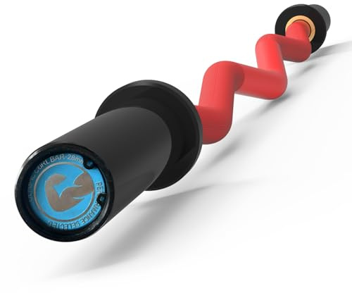 FINEUNAN Olympische Langhantel 50mm für Krafttraining – Professionelle SZ-Curlstange für Gewichtheben Hüftstöße Kniebeugen Bizeps – 250kg Maximale Tragkraft Langhantelstange für das Heim-Fitnessstudio