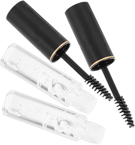 OATIPHO 2 piezas Gel Fijador de Cejas Transparente Líquido Incoloro Resistente al Agua para Moldear y Fijar Cejas Efecto Natural de Larga Duración Pack Unidades
