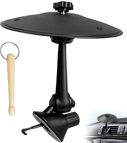 Vasca da crash per auto, mini clip per crash, tamburo a mano, strumenti a percussione, presa d'aria per auto, incidente automobilistico, cymbals, per tutti i tipi di veicoli, 1 campanello per auto