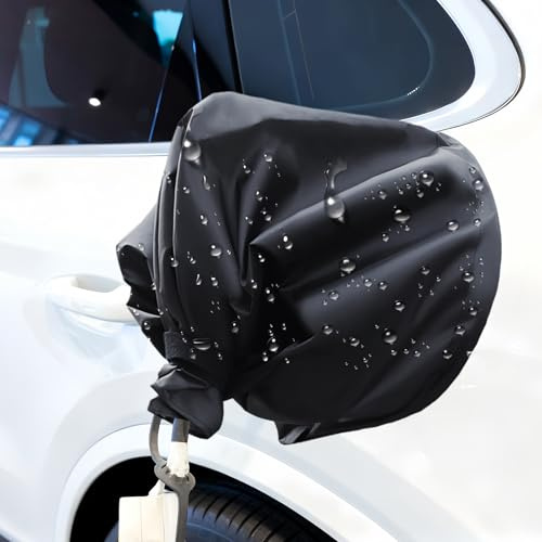 Car Magnetic Adhesion Charger Port Cover,EV Charger Plug Covers for Electric Cars,Outdoor Charging Rain Cover,Waterproof Car Charging Port Plug Covers All Weather Protection for Most Electric Cars