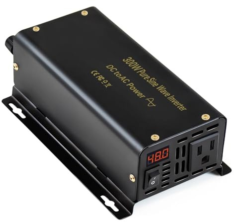 Onduleur Onduleur Sinusoïdal Pur 300 W 24 V 220 V Convertisseur Générateur Panneau Solaire 12 V/36 V/48 V/72 V/96 V CC vers 100 V/110 V/120 V/230 V/240 V CA Power Inverter(110V,Universal,48V)