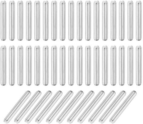 QUARKZMAN 110 Stück 304 Edelstahl Zylinderstift 2mm Durchmesser, 14mm Lange Dübelstifte Metall Regalstifte für Kleiderschrank Kommode Schrank Bücherregal Industrie Haushalt Möbel Regale
