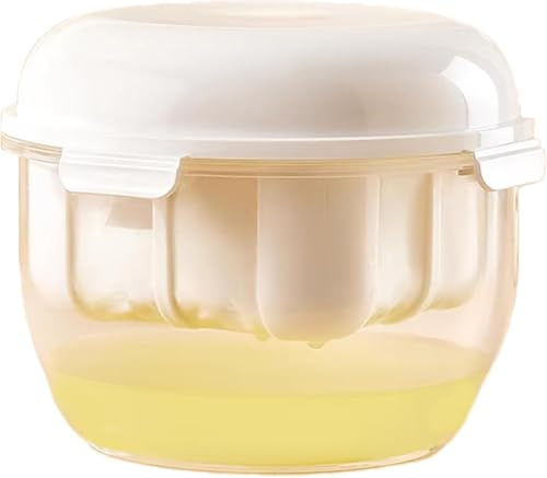 Elyrau Yogurt Strainer, BPA-Free Cheese Yogurt Maker with a Fine Mesh Bag (3000ML) | Leak-Proof, Yogurt Maker Kitchen Gadget for Thick Greek Yogurt, Soybean, Milk