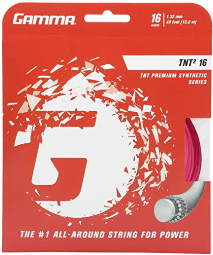 Gamma Tennissaite TNT² 12,2 m Set 16 (1.32 mm) Pink