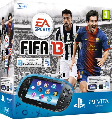 Console Playstation Vita Wifi + Jeu à télécharger Fifa 13 + Carte Mémoire 4 Go [import italien]
