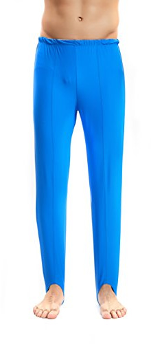 Mens and Boys Gymnastics Pants Leotard Youth Ballet Tights Stirrup Pants for Dance Yoga Practice Athletic