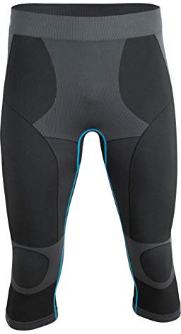 Biancheria Intima Funzionale da Uomo, Senza Cuciture, per Sport e Sci, a 3/4, a Maniche Lunghe o a Maniche Corte