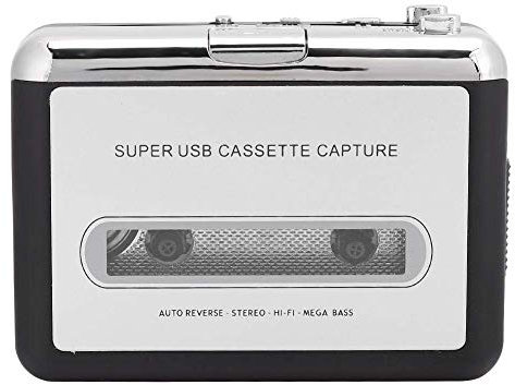 Kassettenrekorder, Audio Music Player mit USB-Kabel, Standalone-Kassettenkonverter USB-Kassetten-MP3-Konverter,